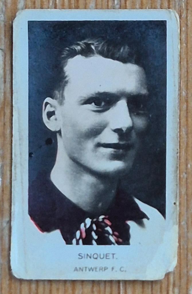 1930s (pre panini) Charles Pincket Antwerp FC, Verzamelen, Sportartikelen en Voetbal, Gebruikt, Poster, Plaatje of Sticker, Ophalen of Verzenden