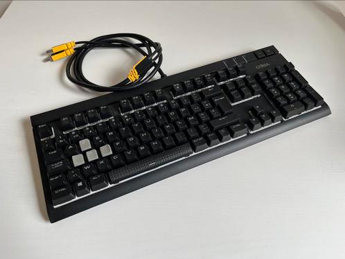 Corsair Strafe RGB gaming keyboard + Sabre muis, Computers en Software, Toetsenborden, Gebruikt, Azerty, Bedraad, Toetsenbord en muis-set