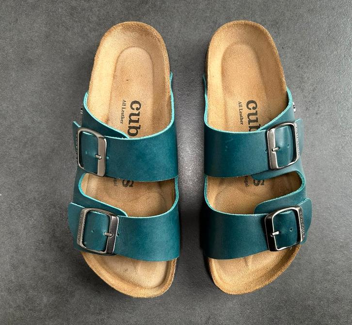 Cubanas (model zoals Birkenstock), Kleding | Dames, Schoenen, Zo goed als nieuw, Sandalen of Muiltjes, Overige kleuren, Ophalen of Verzenden