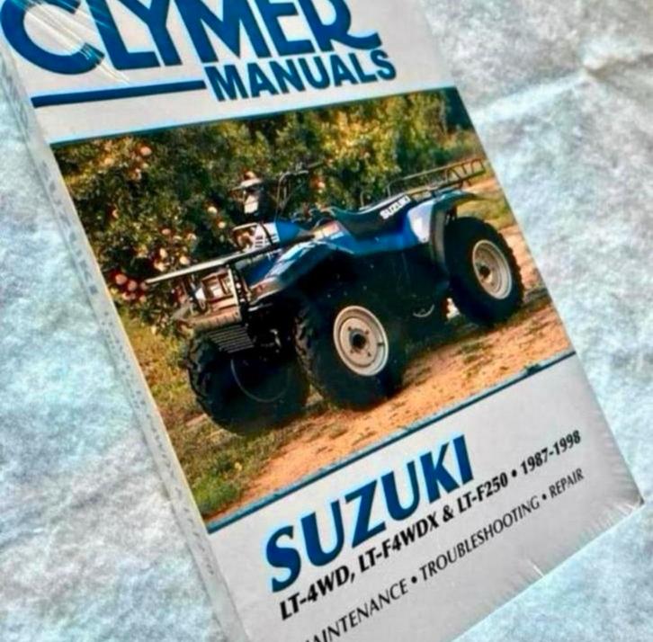 CLYMER Repair-Manual boek voor Suzuki Quad 1987-1998 nieuw, Motoren, Handleidingen en Instructieboekjes, Suzuki, Ophalen of Verzenden