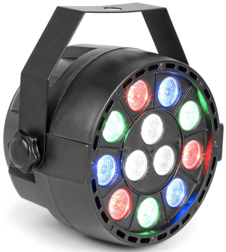 Party-lamp PartyPar LED RGBW, Muziek en Instrumenten, Licht en Laser, Nieuw, Licht, Geluidgestuurd, Kleur, Stroboscoopeffect, Ophalen of Verzenden