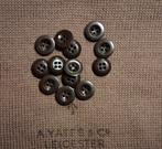 Boutons en bakélite brun foncé anglais 2GM, Enlèvement ou Envoi, Armée de terre, Autres types
