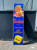 Geëmailleerde plaat Solo 1953, Ophalen, Gebruikt, Reclamebord