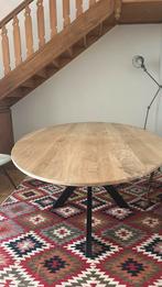 Grande table ronde design en bois clair neuve, Maison & Meubles, Neuf, Moins de 50 cm, 200 cm ou plus, 100 à 150 cm
