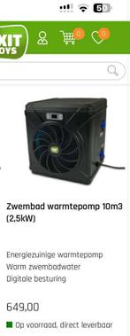 Zandfilterpomp en warmtepomp, Tuin en Terras, Zwembad-toebehoren, Ophalen, Zo goed als nieuw