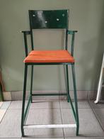 Vintage hoge kinderstoel, metaal, Kinderen en Baby's, Kinderstoelen, Ophalen