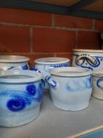 blauwe potten, Antiek en Kunst, Ophalen