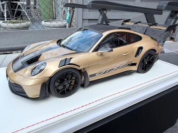 PORSCHE 992 911 GT3 RS WEISSACH PACK IVY 1/18 GOLD BRONZE beschikbaar voor biedingen