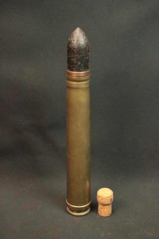 WO2 Duitse 3,7 cm Flak patroon LEEG, Collections, Objets militaires | Seconde Guerre mondiale, Enlèvement ou Envoi