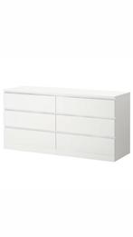 Commode blanche IKEA, Maison & Meubles, Armoires | Commodes, Comme neuf, 5 tiroirs ou plus, Enlèvement