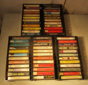 60 cassettes originales, Enlèvement ou Envoi, Originale, Dance, Avec boîte de rangement, étagère ou coffret