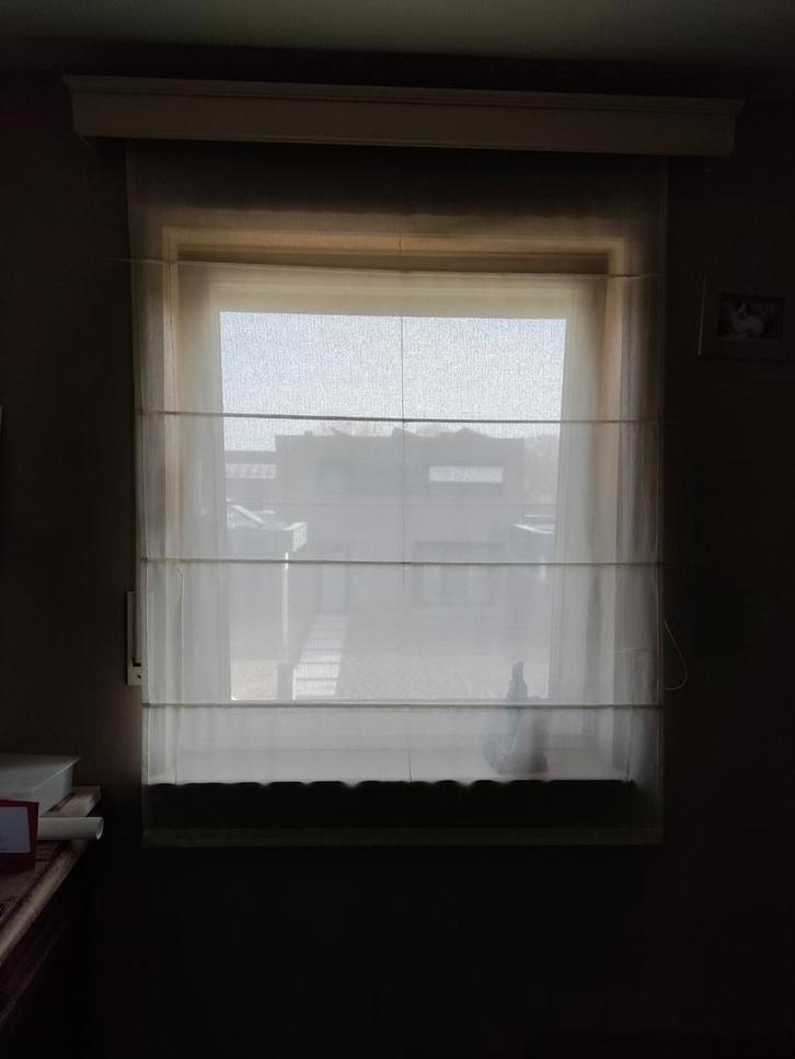 2 Optreksystemen slaapkamer met Gordijnkasten, kleur beige., Huis en Inrichting, Stoffering | Gordijnen en Lamellen, Ophalen