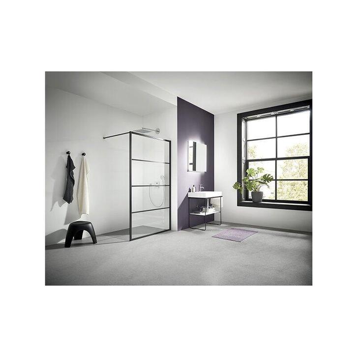 Paroi de douche fixe 140 cm KERMI Dark Edition val.1000 €, Bricolage & Construction, Bricolage & Rénovation Autre, Neuf, Enlèvement