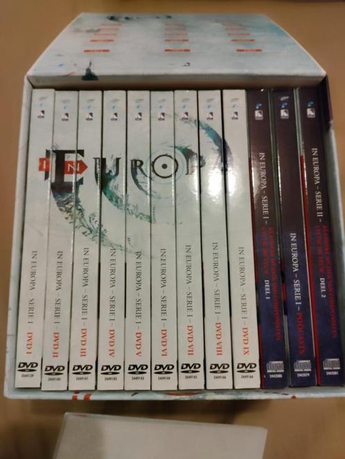 DVD-CD-box "In Europa serie 1" 15CD/DVD complet en NL, CD & DVD, DVD | Documentaires & Films pédagogiques, Comme neuf, Politique ou Histoire