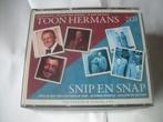 2 CD BOX - TOON HERMANS - SNIP EN SNAP ZONDER BOEKJE, Cd's en Dvd's, Cd's | Humor en Cabaret, Ophalen of Verzenden, Zo goed als nieuw