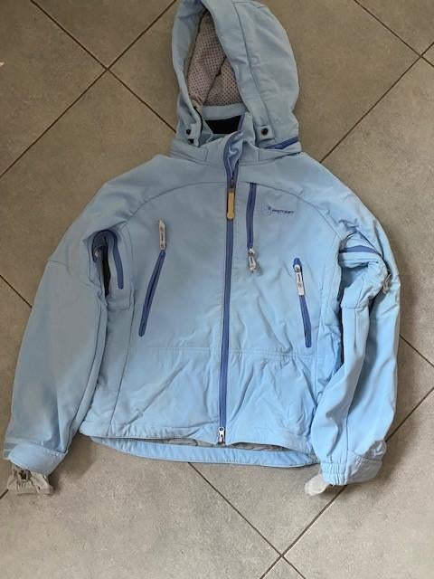 Blauwe skijas maat SMALL  merk PROTEST  nieuwstaat, Sport en Fitness, Skiën en Langlaufen, Ophalen of Verzenden, Zo goed als nieuw