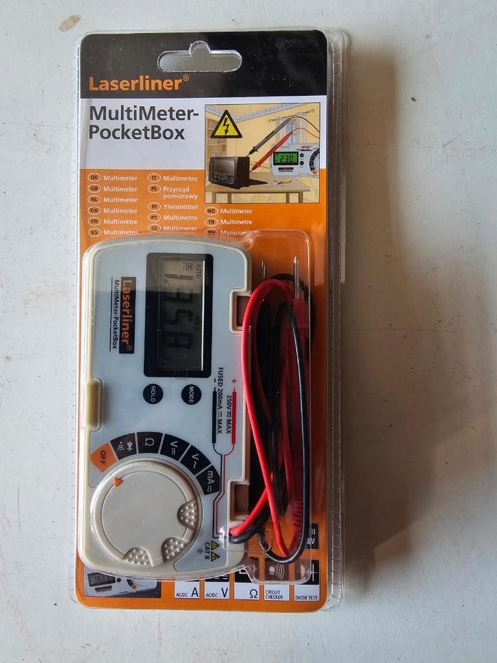Multimeter Laserliner, Doe-het-zelf en Bouw, Meetapparatuur, Nieuw, Multimeter, Ophalen