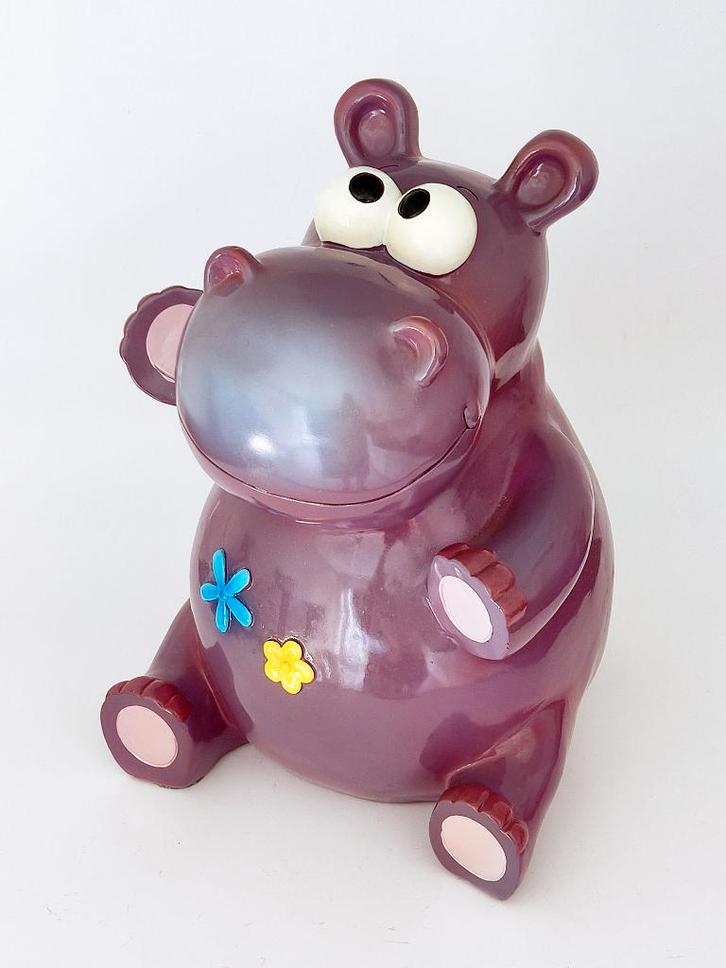 tirelire hippo, Collections, Tirelires, Comme neuf, Animal, Autres matériaux, Enlèvement ou Envoi