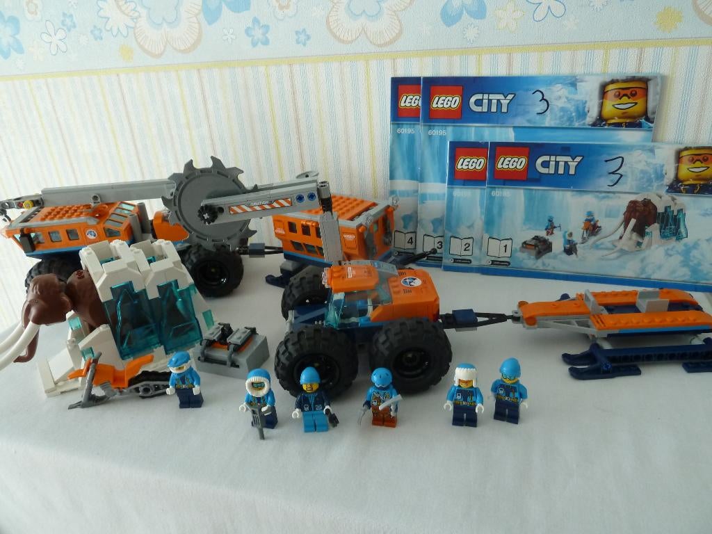 Lego City Arctic 60195 Arctic Mobile Exploration Base, City, Enlèvement ou Envoi, Lego, Ensemble complet