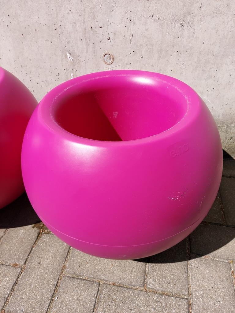 bloem potten 4 stuks:  ELHO,  25 cm doorsne., Ophalen, Gebruikt