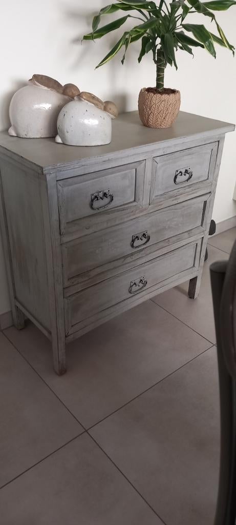 Grijs kastje landelijk 77x36 en 76 hoog, Ophalen