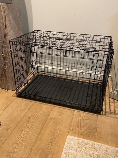 Bench met metalen schuifdeur, Ophalen, Zo goed als nieuw