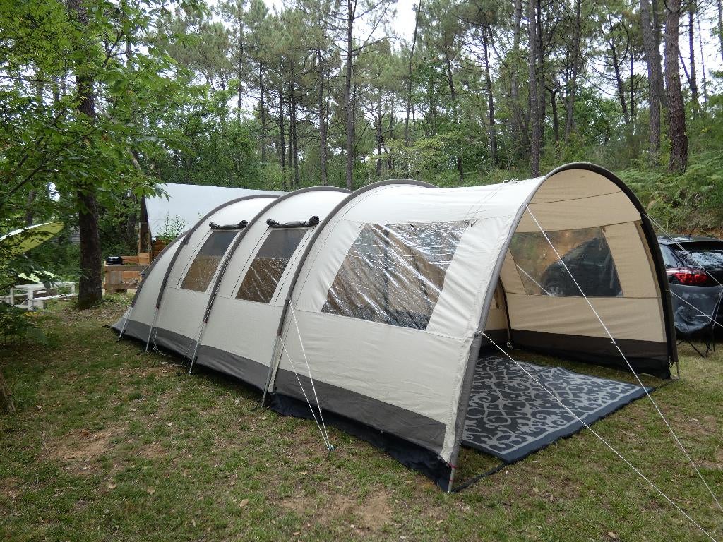 Basecamp Ambato V Deluxe - katoenen tent voor 5 personen, Caravans en Kamperen, Tenten, tot en met 5, Zo goed als nieuw, Ophalen