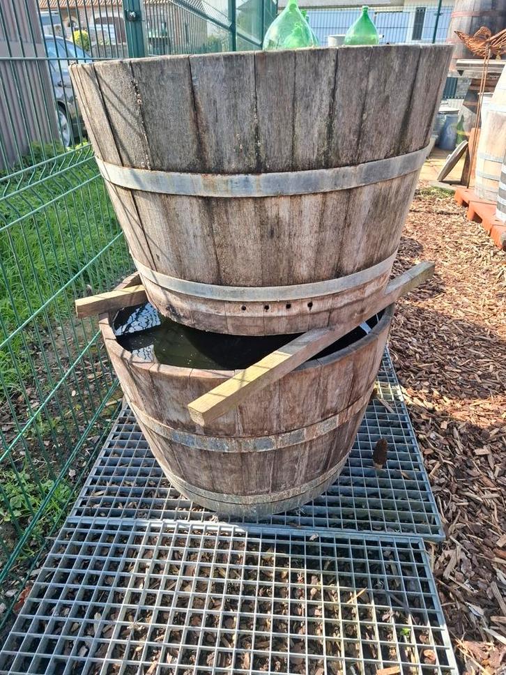 Prix à emporter : 2 bacs de plantation en chêne 47 x 72 cm à, Jardin & Terrasse, Bacs à fleurs & Jardinières, Enlèvement