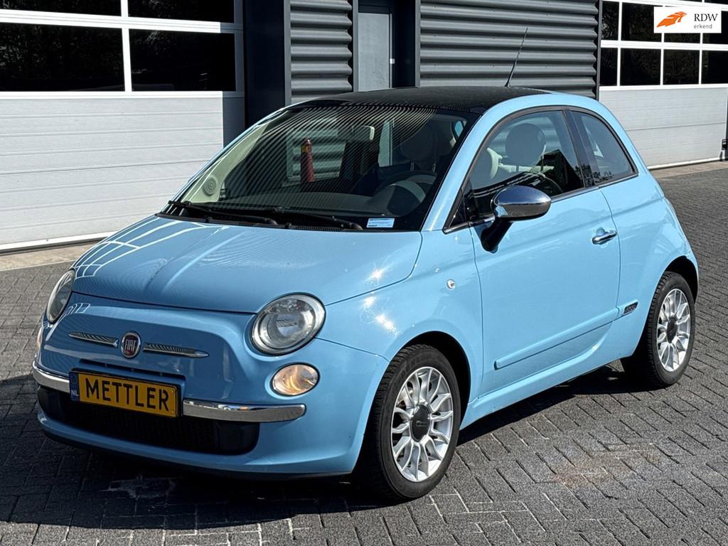 Fiat 500 0.9 TwinAir Lounge, airco, zonnedak, nieuwe APK, Euro 5, Entreprise, 905 kg, 95 g/km