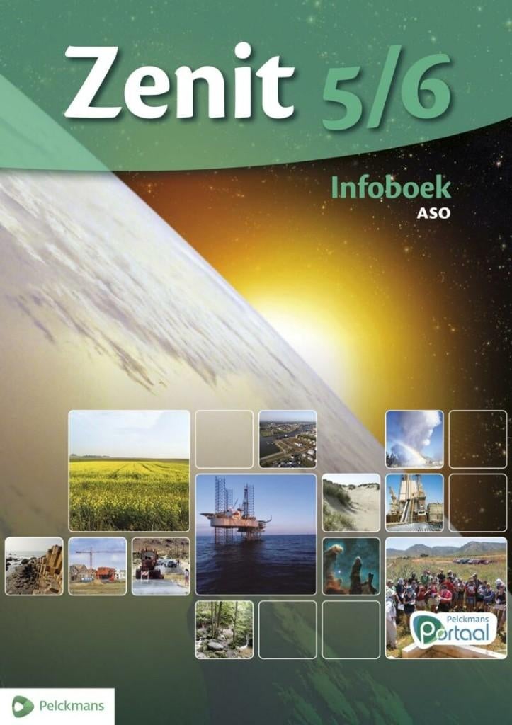 Infoboek Zenit 5/6 - Aardrijkskunde - Pelckmans (+ Online), Boeken, ASO, Ophalen of Verzenden, Pelckmans, Aardrijkskunde