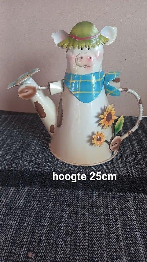 ijzeren beeldjes, potjes en tuindecoratie enz.., Enlèvement