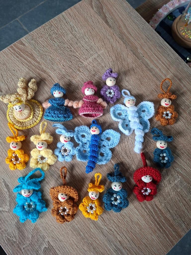 Gehaakte sleutelhangers, Hobby & Loisirs créatifs, Tricot & Crochet, Enlèvement, Neuf, Crochet
