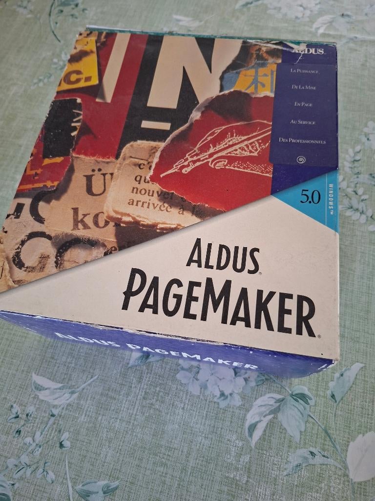 Aldus PageMaker 5.0, Informatique & Logiciels, Ordinateurs Vintage, Enlèvement