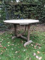 Antieke opklapbare eiken tuintafel, Enlèvement, Comme neuf