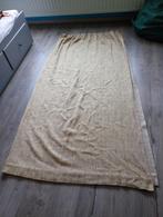 4 gordijnen dikke stof, Gebruikt, Beige, 150 tot 200 cm, Ophalen of Verzenden