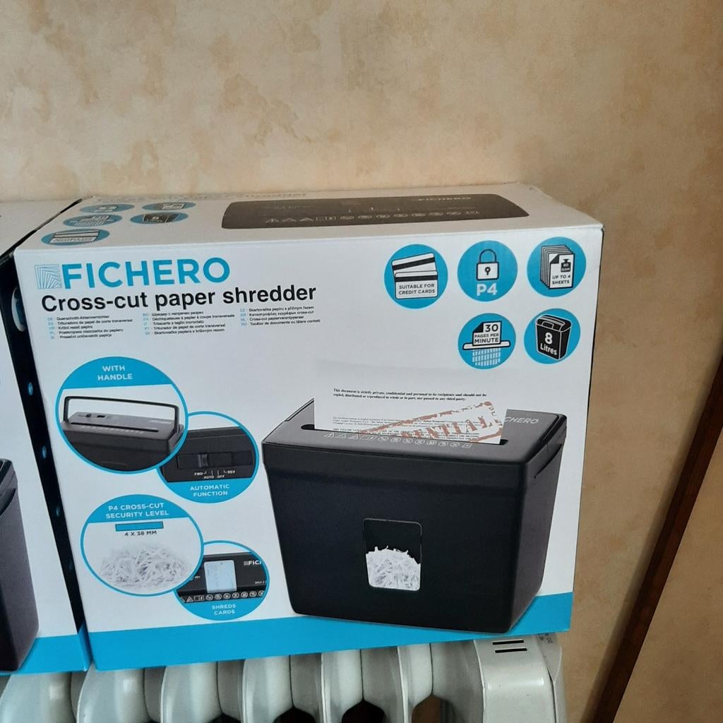 Papier versnipperaar, Ophalen