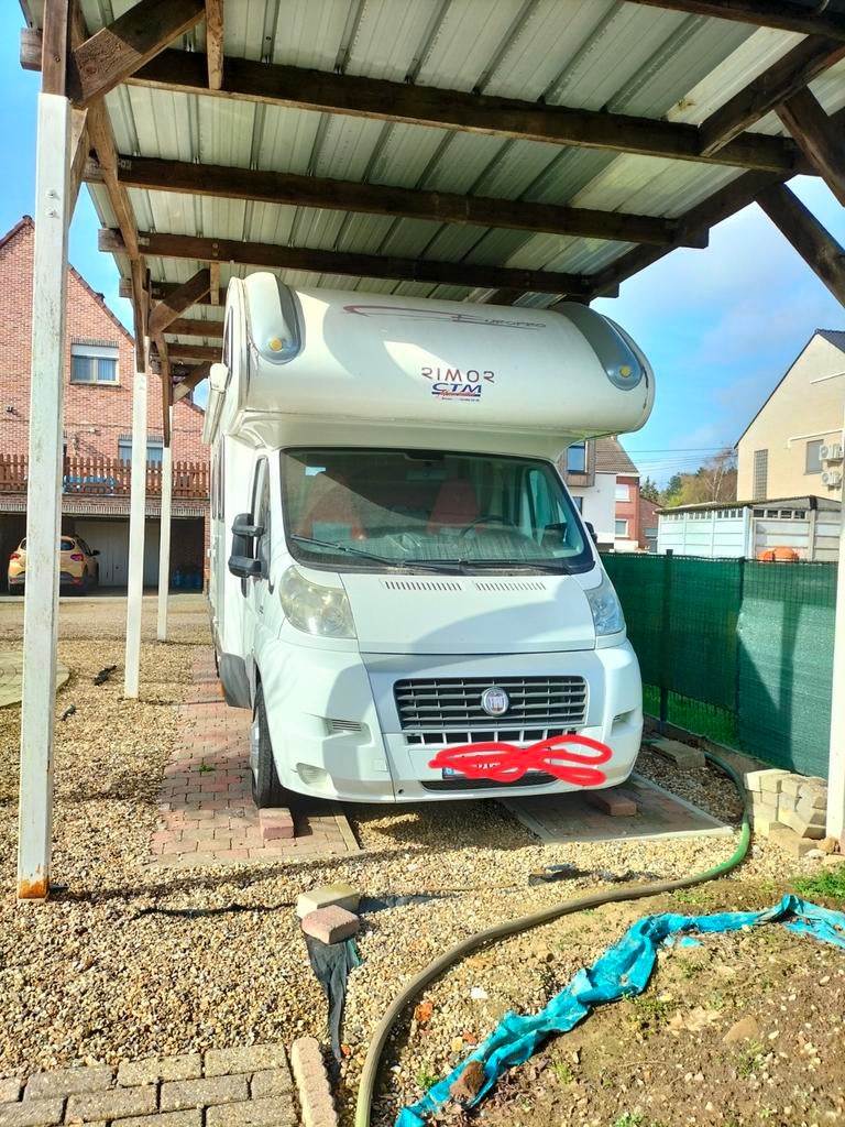 Te koop Rimor, Caravanes & Camping, Camping-cars, Siège de train, Autres marques, Fiat, Boîte manuelle
