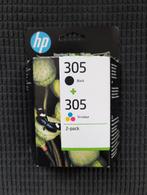 Set van 2 originele HP 305 inktpatronen met 3 kleuren, Nieuw, Cartridge, HP