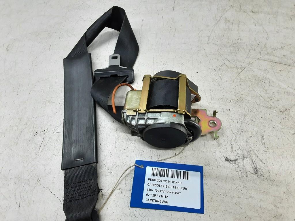 VEILIGHEIDSGORDEL LINKS VOOR Peugeot 206 CC (2D) (2360004), Gebruikt, Peugeot