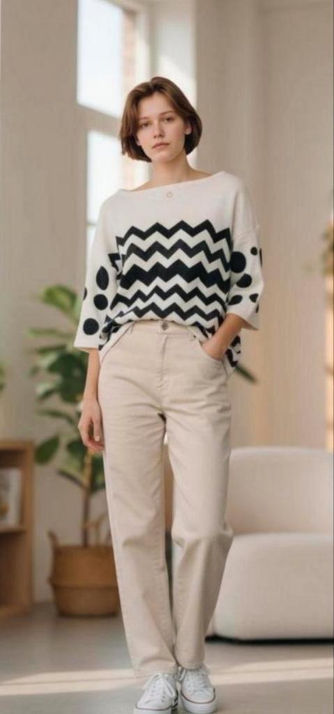 Pull TWIN-SET taille M - Avec OFFRE GROUPÉE ‼️✨️✨️, Vêtements | Femmes, Pulls & Gilets, Porté, Taille 38/40 (M), Blanc, Enlèvement ou Envoi