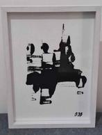 Peinture unique encadrée 21×29.7cm, Enlèvement