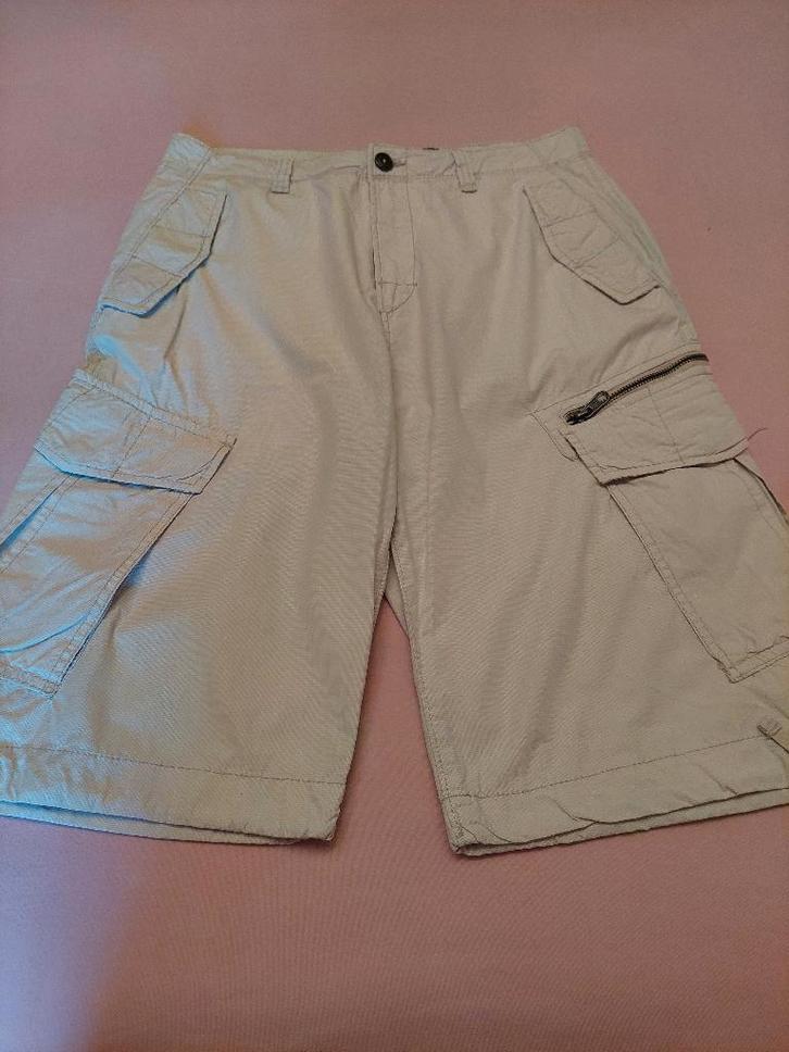 Cargo bermuda -  Halflange short voor heren – maat 33, Kleding | Heren, Broeken en Pantalons, Gedragen, Maat 46 (S) of kleiner