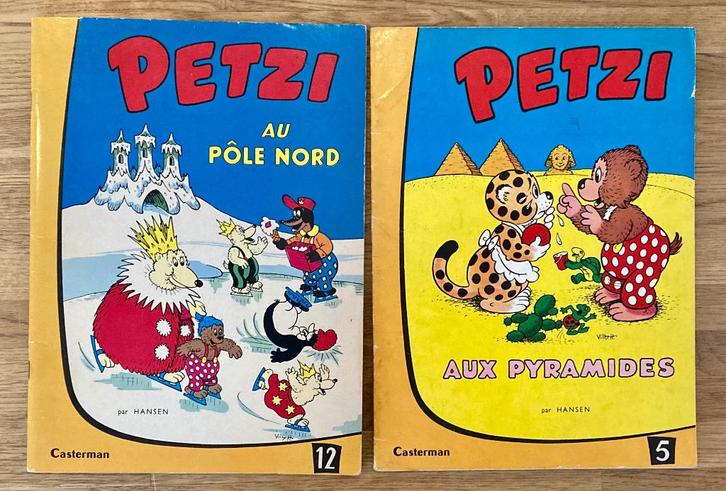 4 BD Petzi ancienne version de Vilhelm Hansen - 6€ pièce, Boeken, Stripverhalen, Gelezen, Meerdere stripboeken, Ophalen of Verzenden