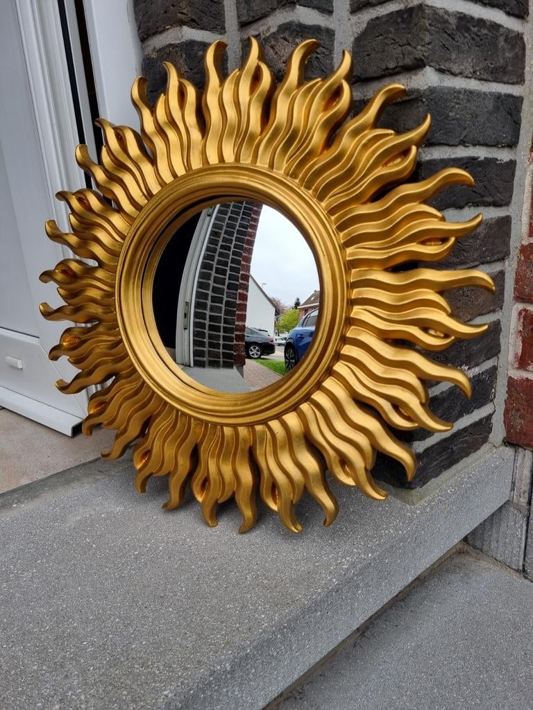 Miroir solaire 46 cm, miroir convexe 18,5 cm., Maison & Meubles, Accessoires pour la Maison | Miroirs, Comme neuf, Moins de 50 cm