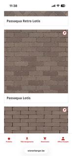 Klinkers passaqua Lotis, Neuf, Moins de 20 cm, Carrelage de sol, Enlèvement