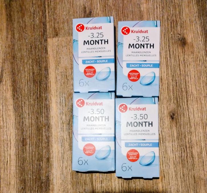 Maandlenzen Kruidvat -3,25 en €-3,50, Diversen, Overige Diversen, Nieuw, Ophalen of Verzenden