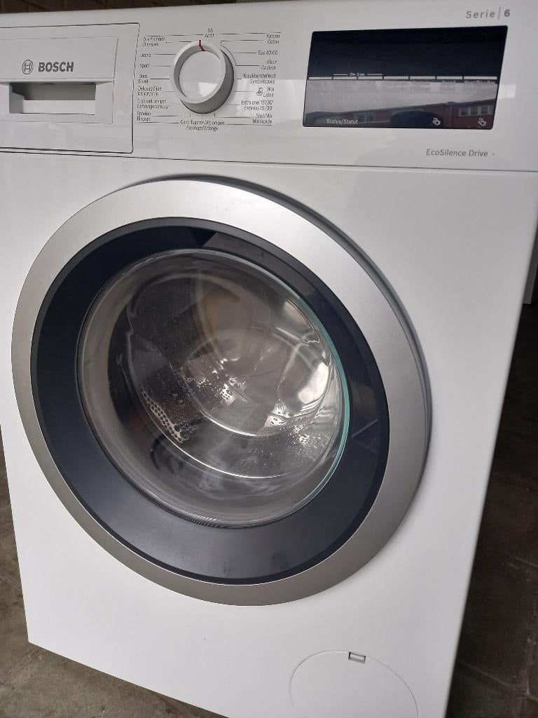 BOSCH 9kg A +++ wasmachine. Serie 6, Ophalen, Zo goed als nieuw, Voorlader