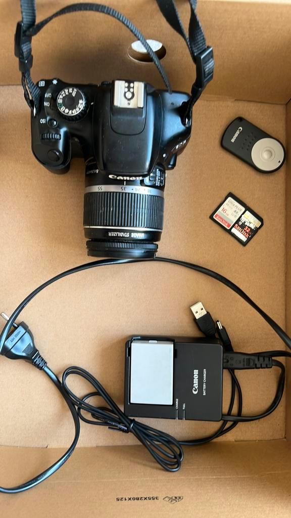 Canon EOS 55D spiegel reflex + toebehoren, TV, Hi-fi & Vidéo, Appareils photo numériques, Utilisé, Reflex miroir, Canon, Enlèvement ou Envoi