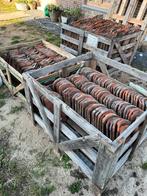 Oude boomse pannen 1051st, Doe-het-zelf en Bouw, Ophalen, Gebruikt, Steen of Klei, 15 m² of meer