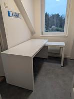 Malm bureau uitschuifbaar blad., Maison & Meubles, Enlèvement, Bureau